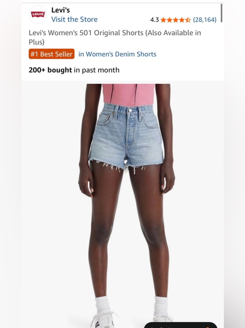 Levi’s 501 short size 27